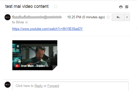 how to embed video in email